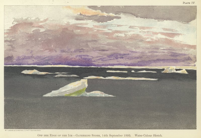 Jään reunalla, myrsky kerääntyy tekijältä Fridtjof Nansen