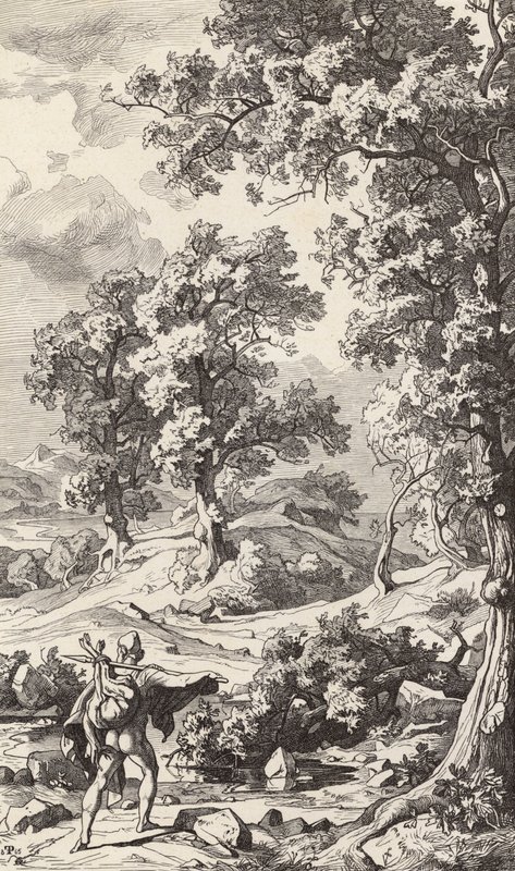 Circen saari (kaiverrus) tekijältä Friedrich the Elder Preller