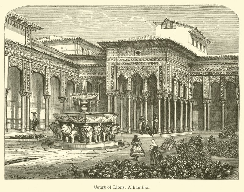 Leijonien tuomioistuin, Alhambra tekijältä G. F. Sargent