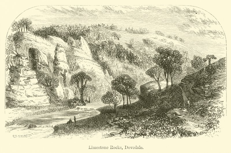 Limestone Rocks, Dovedale tekijältä G. F. Sargent
