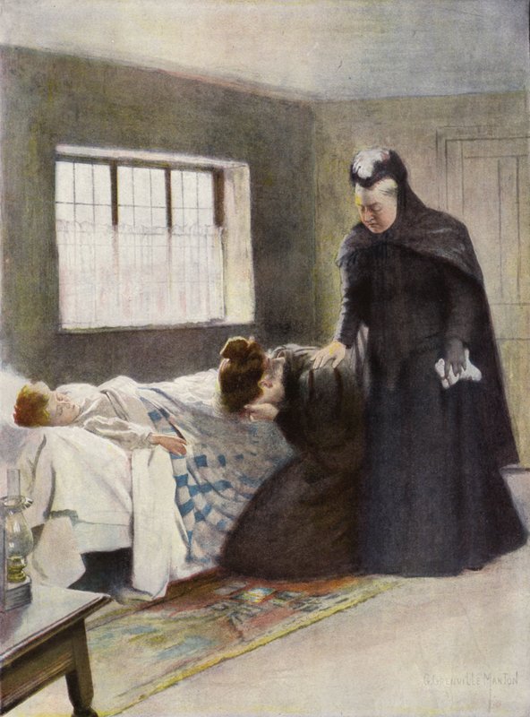 Kuningatar Victorian hahmo: Sympatia (väri litho) tekijältä G. Grenville Manton