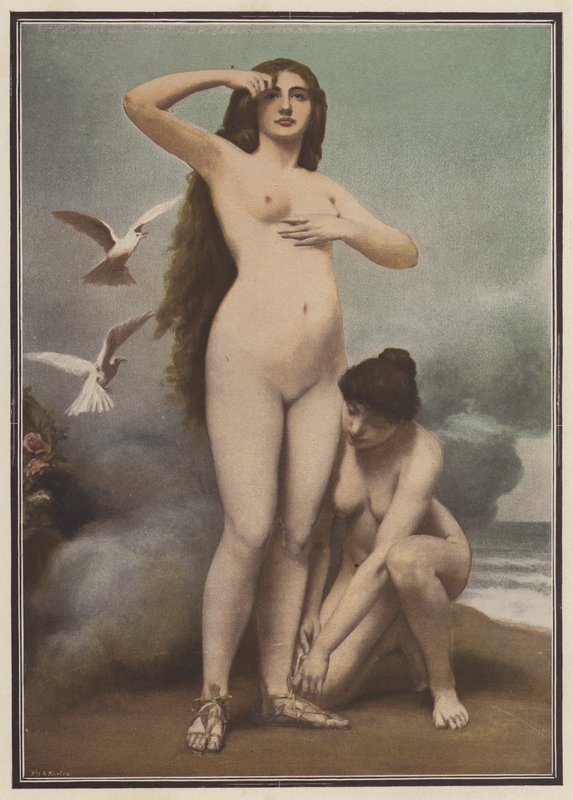Venus (väri litho) tekijältä Gaston Casimir Saint Pierre