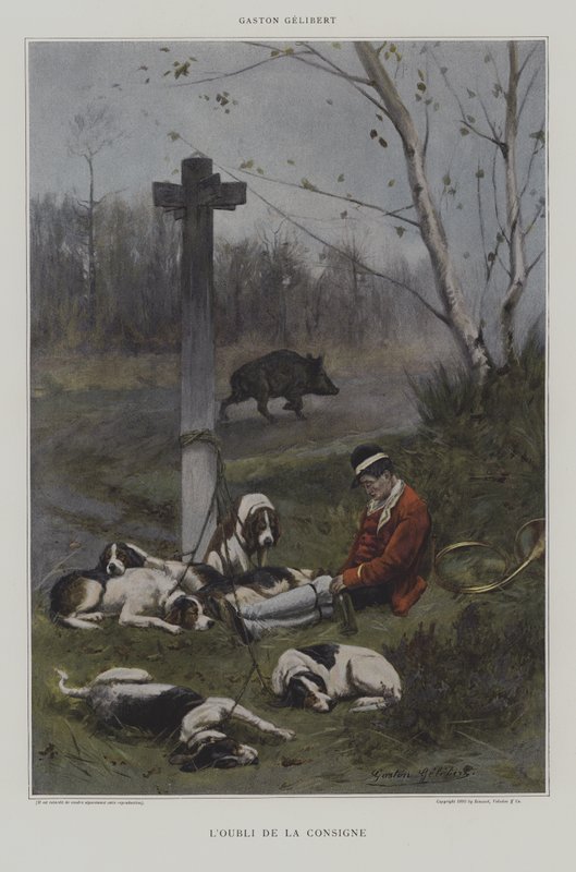 LOubli de la Consigne (Ohjeiden unohtaminen) tekijältä Gaston Gelibert