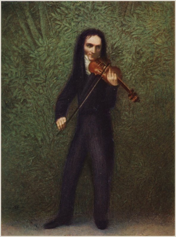 Niccolo Paganinin muotokuva tekijältä Georg Friedrich Kersting