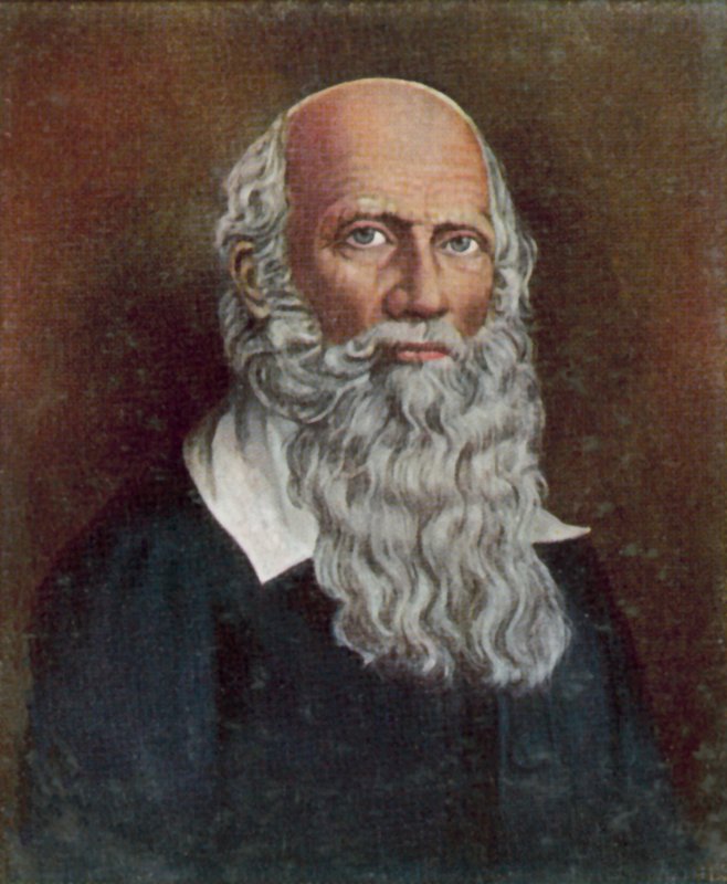 Johann Friedrich Jahn, saksalainen voimistelunopettaja (värilitografia) tekijältä Georg Ludwig Engelbach Engelbach