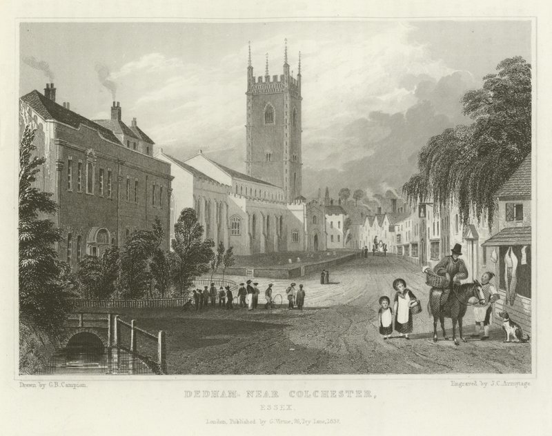 Dedham, Colchesterin lähellä, Essexissä tekijältä George Bryant Campion