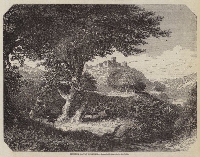 Richmondin linna, Yorkshire tekijältä George Childs