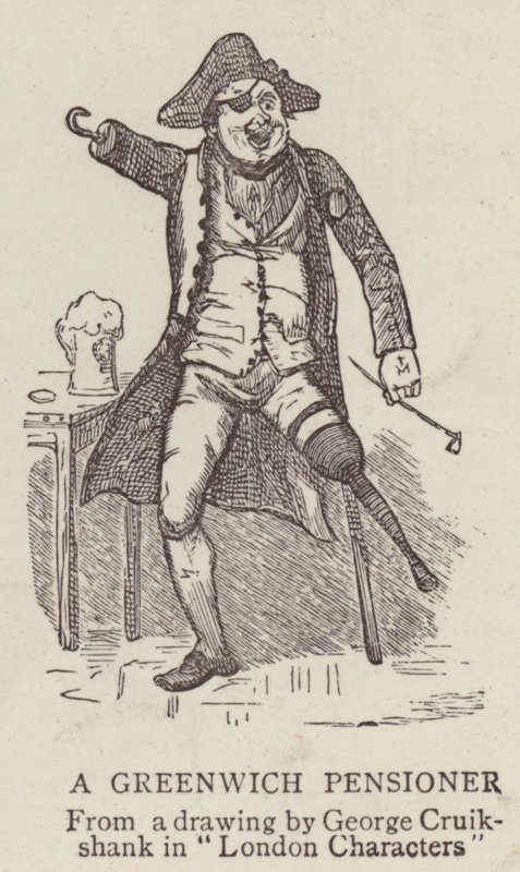 Greenwichin eläkeläinen tekijältä George Cruikshank