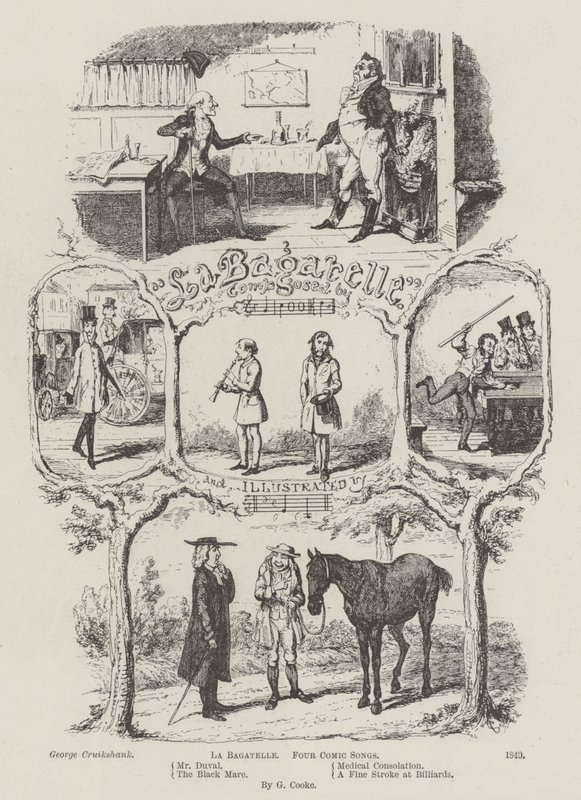 Bagatelle tekijältä George Cruikshank