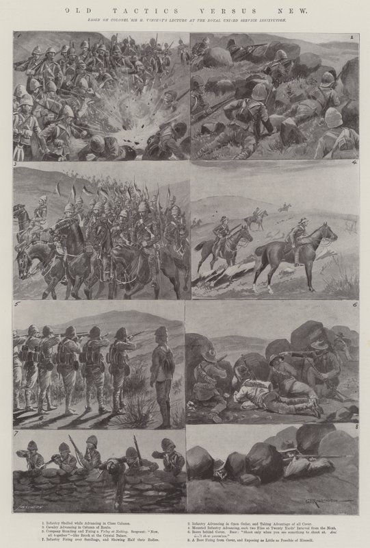 Vanhat taktiikat vastaan uudet tekijältä George Derville Rowlandson