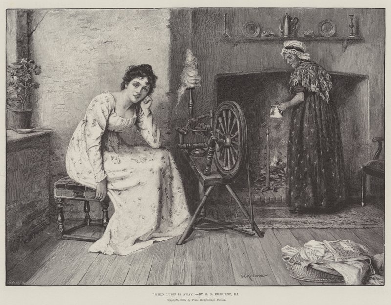 Kun Lubin on poissa tekijältä George Goodwin Kilburne