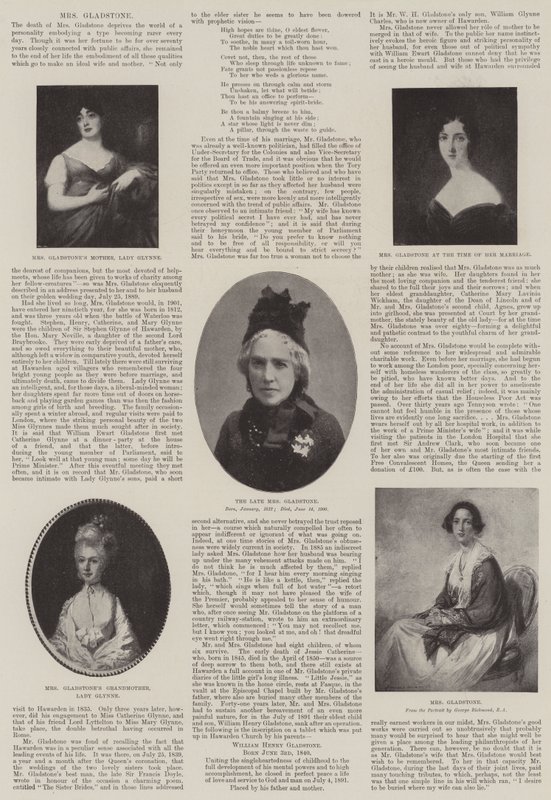 Rouva Gladstone tekijältä George Richmond