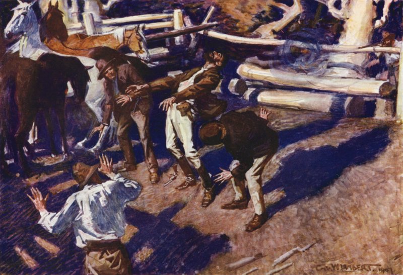 Kuvitus Romance of Empire, Australia tekijältä George Washington Lambert