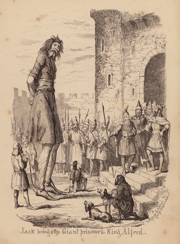 Jack and the Beanstalk (kaiverrus) tekijältä George (after) Cruikshank