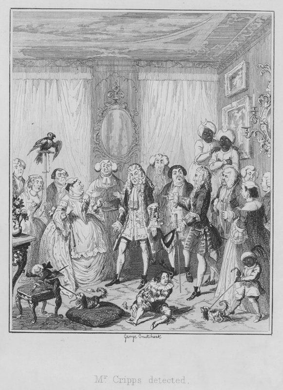 Mr Cripps havaittu (kaiverrus) tekijältä George (after) Cruikshank