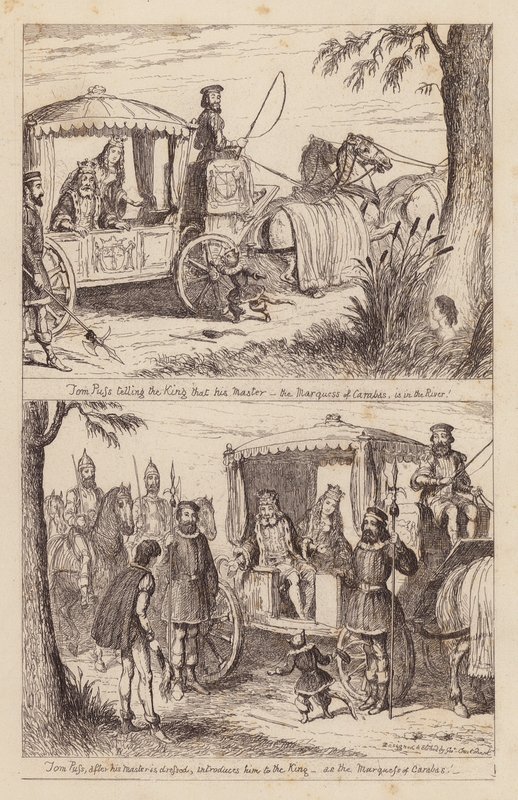Saapasjalkakissa (kaiverrus) tekijältä George (after) Cruikshank