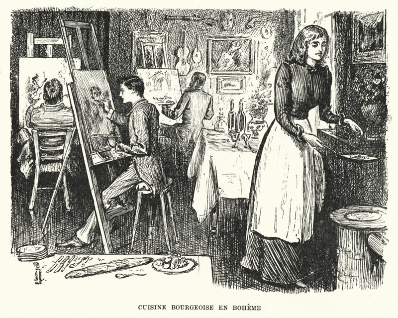 George du Maurierin kuvitus Trilbylle (kaiverrus) tekijältä George (after) Du Maurier