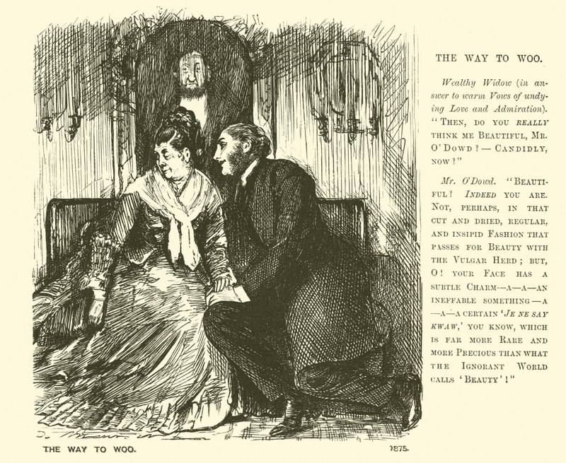Tapa koskia (kaiverrus) tekijältä George (after) Du Maurier
