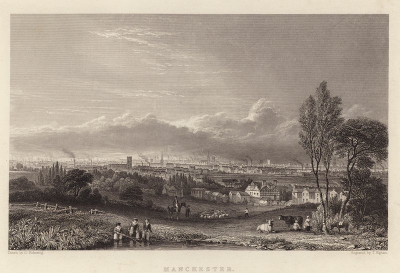 Manchester (kaiverrus) tekijältä George (after) Pickering