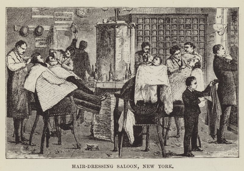 Hiussalonki, New York tekijältä George Augustus Sala