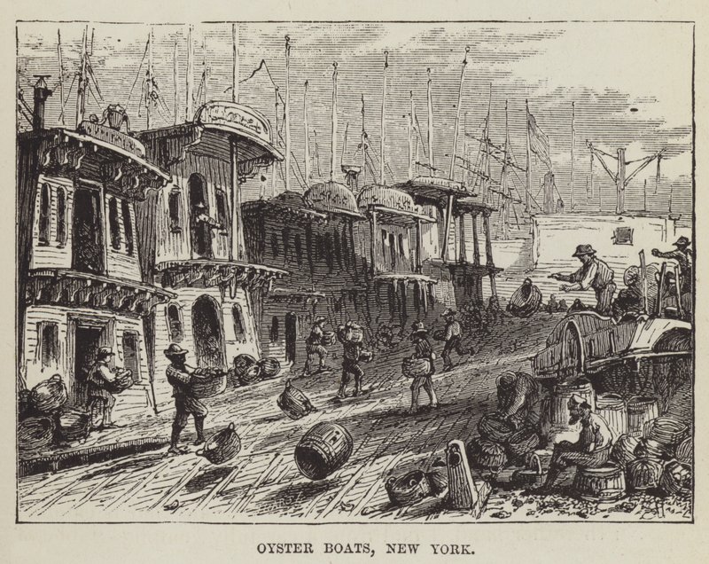 Oyster Boats, New York tekijältä George Augustus Sala