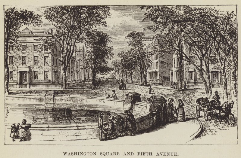 Washington Square ja Fifth Avenue tekijältä George Augustus Sala
