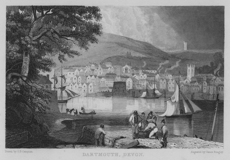 Dartmouth, Devon (kaiverrus) tekijältä George Bryant Campion