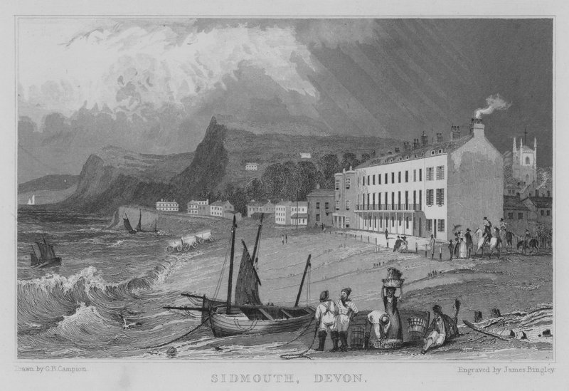 Sidmouth, Devon (kaiverrus) tekijältä George Bryant Campion
