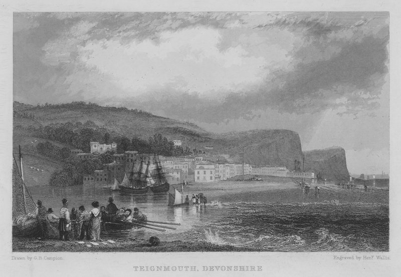 Teignmouth, Devonshire (kaiverrus) tekijältä George Bryant Campion