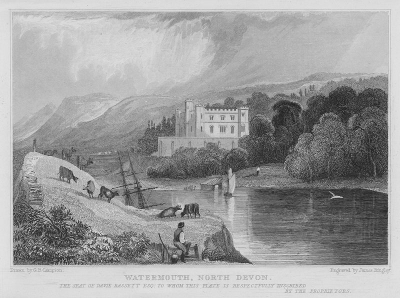Watermouth, North Devon (kaiverrus) tekijältä George Bryant Campion