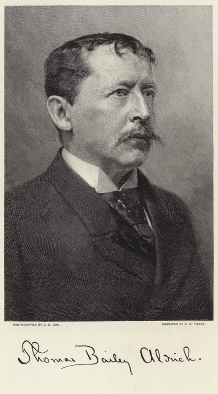 Thomas Bailey Aldrichin muotokuva tekijältä George C. Cox