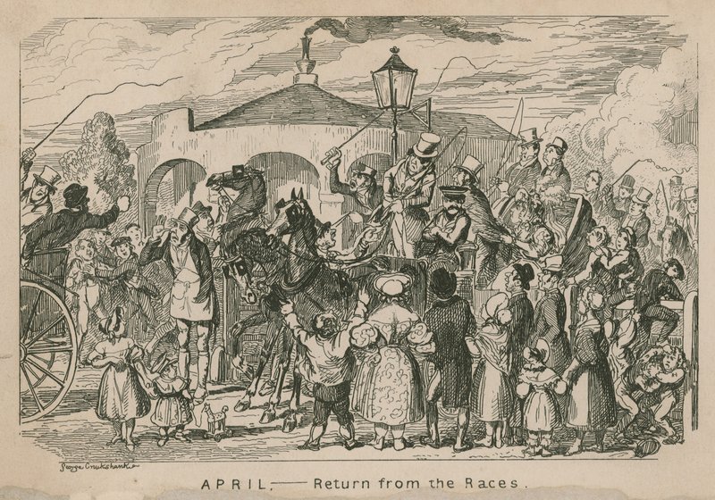 Huhtikuu - Paluu kilpailuista tekijältä George Cruikshank
