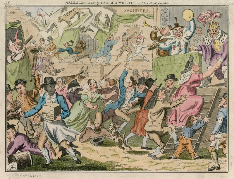 Bartholomew Fair, Lontoo tekijältä George Cruikshank