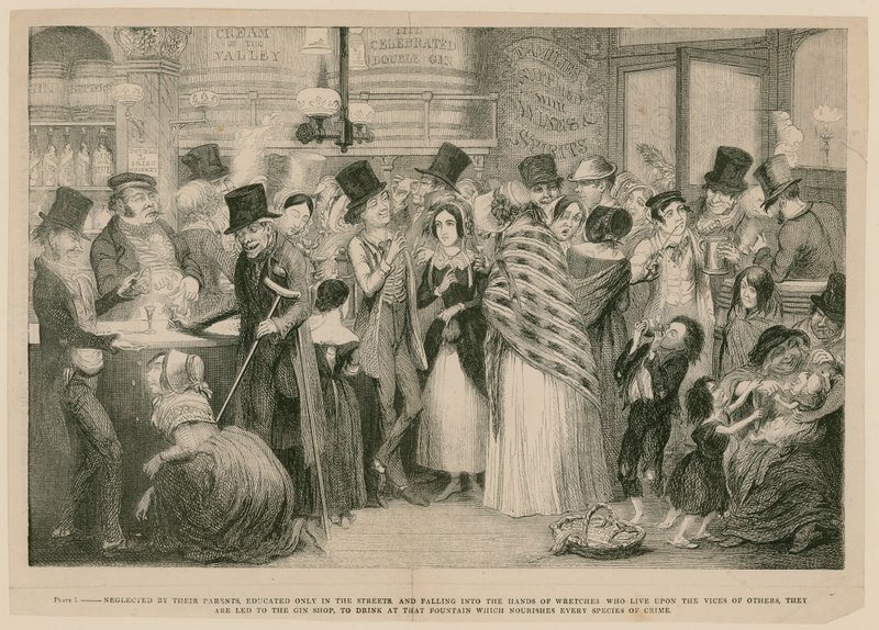 Juoppojen lapsista tekijältä George Cruikshank