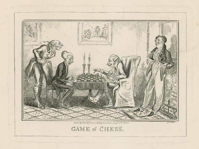 Shakkipeli tekijältä George Cruikshank