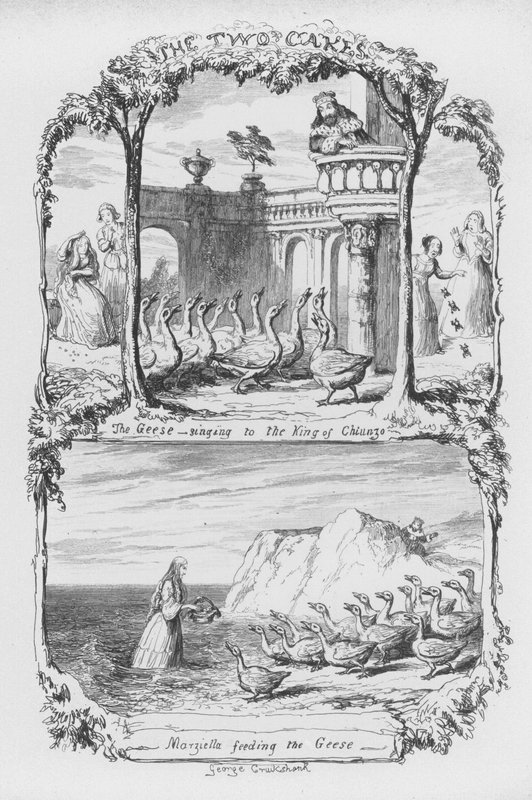 George Cruikshankin kuvitus Pentameronelle (kaiverrus) tekijältä George Cruikshank