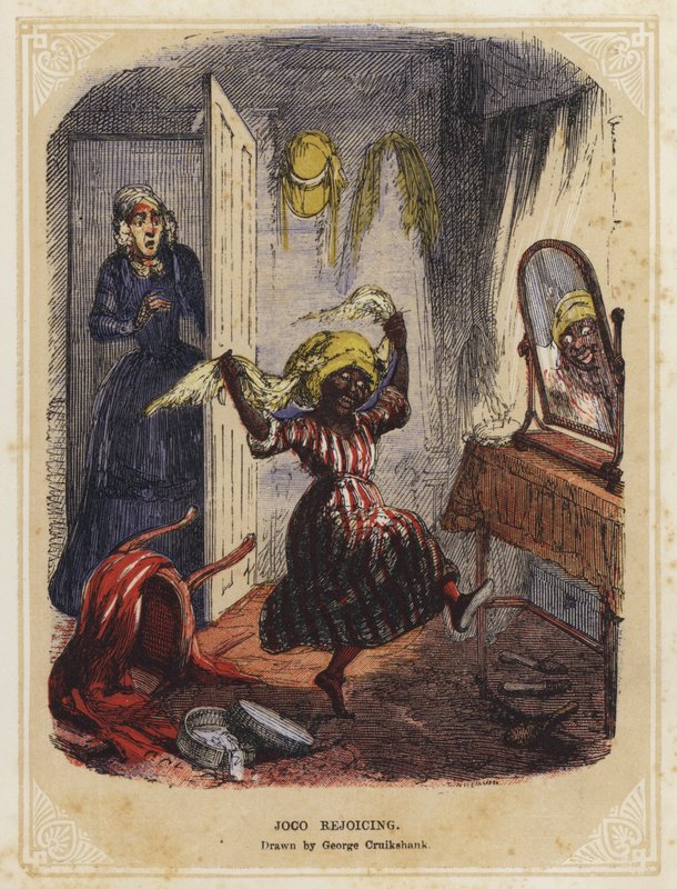 Joco Rejoicing (väri litho) tekijältä George Cruikshank