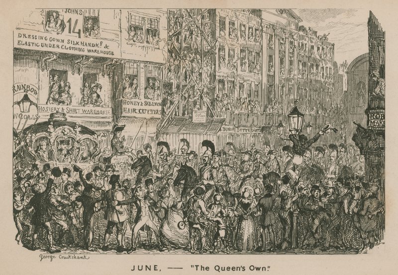 Kesäkuu - Kuningattaren oma tekijältä George Cruikshank