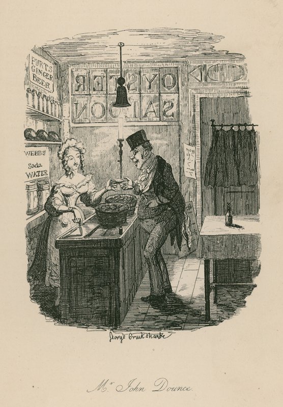 Mr John Dounce, Bozin Sketchesin (Charles Dickens) hahmo tekijältä George Cruikshank