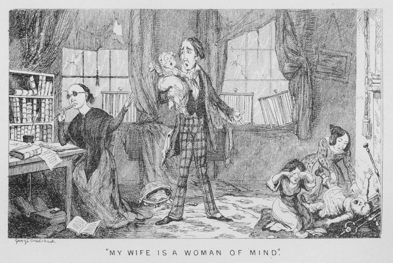 ?Vaimoni on mielen nainen? tekijältä George Cruikshank