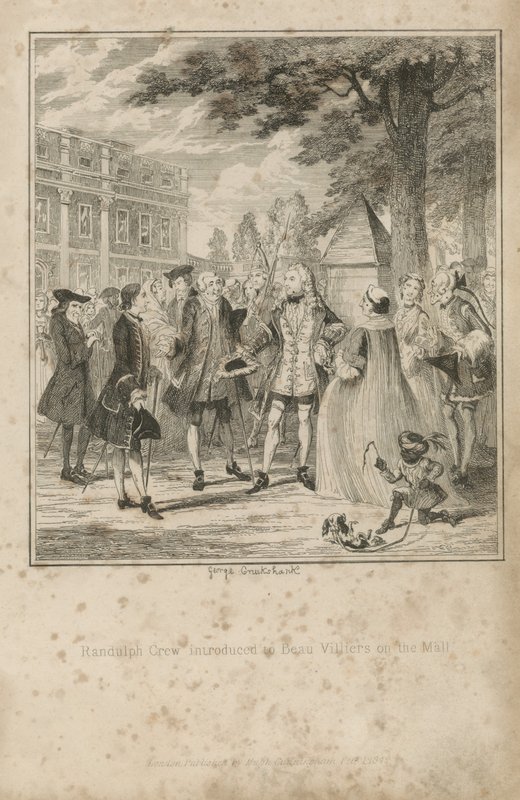 Randulph Crew esitteli Beau Villiersin ostoskeskuksessa tekijältä George Cruikshank