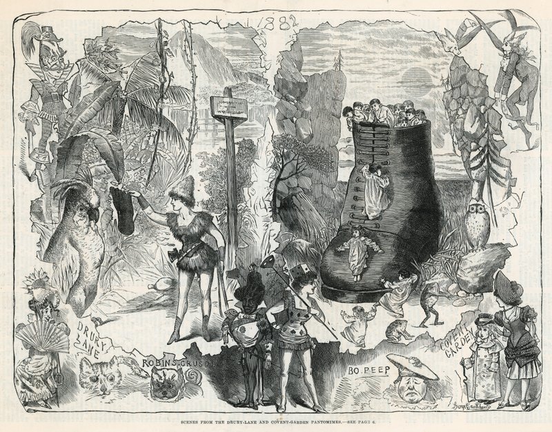 Kohtauksia Drury Lanesta ja Covent Garden Pantomimesista tekijältä George Cruikshank