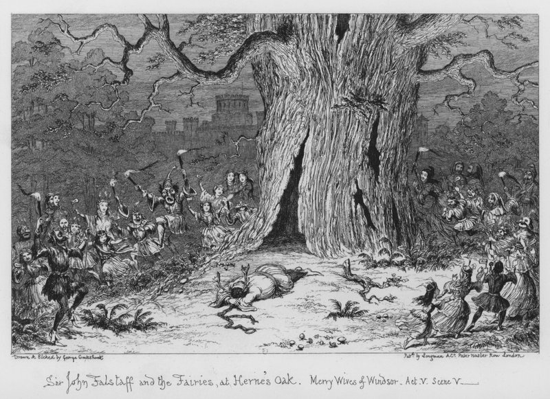 Sir John Falstaff ja keijut, Herne