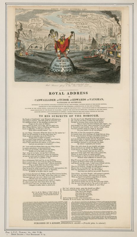 Southwarkin vesilaitos tekijältä George Cruikshank