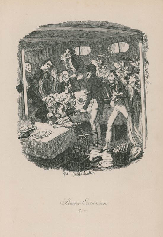 Höyryretki tekijältä George Cruikshank