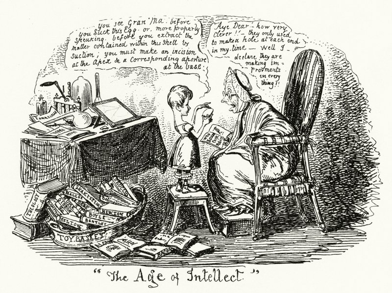 Älyn aika (kaiverrus) tekijältä George Cruikshank