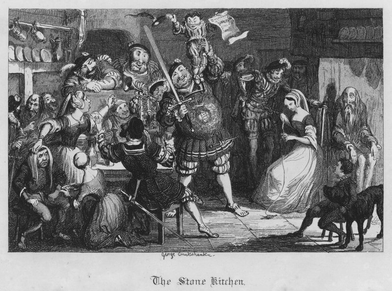 La cuina de pedra (gravat) finlandès tekijältä George Cruikshank