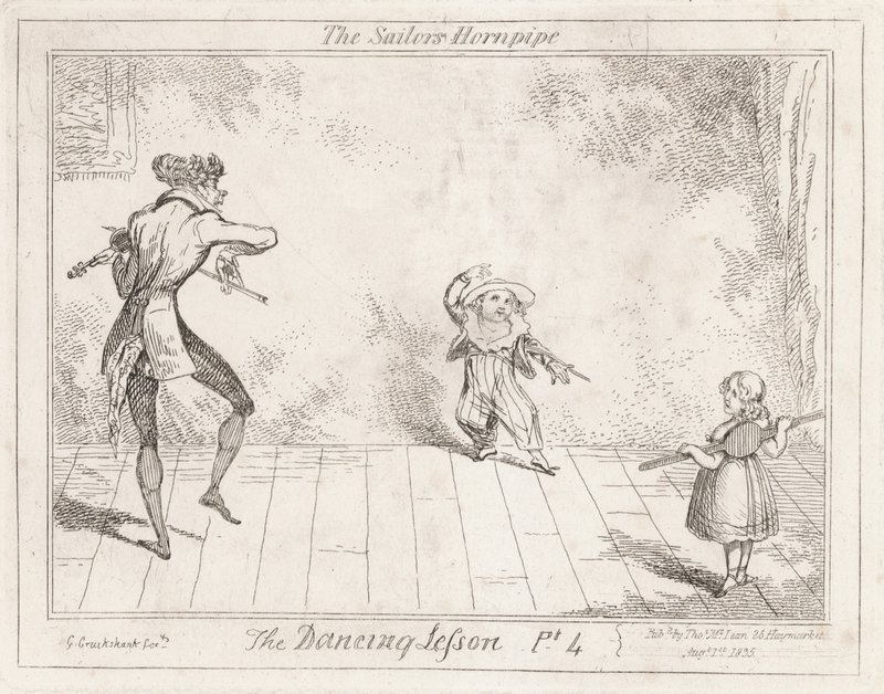 Tanssitunti: merimiehen torvipilli tekijältä George Cruikshank
