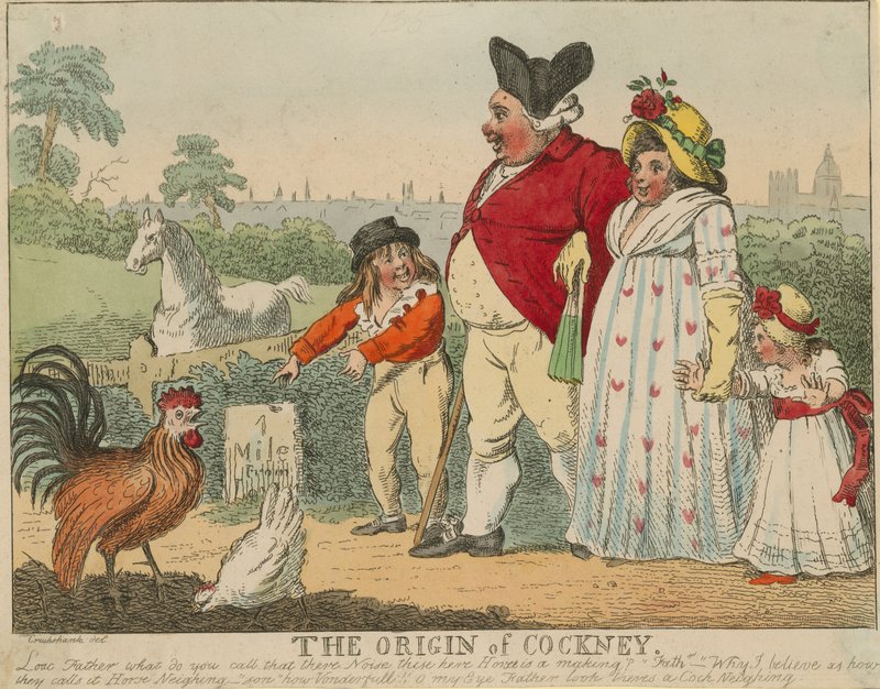 Cockneyn alkuperä tekijältä George Cruikshank