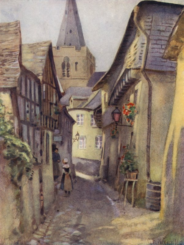 Vanha katu St Goarissa tekijältä George Franck Nicholls
